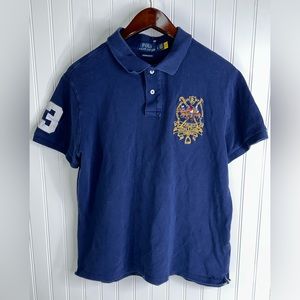 Polo Ralph Lauren Polo Mens Large International Challenge Cup Horse NYC Rugby